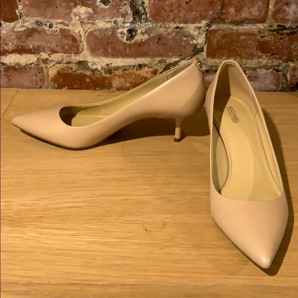 Nude colored Michael Kors Kitten Heel US size 10